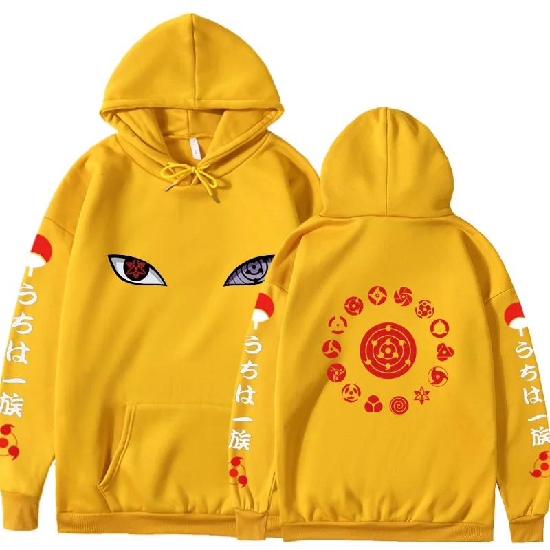 2025 Naruto Manga Inspiré Sweat À Capuche Automne Hiver LaidBack Sweat Unisexe Haut Tendance Sweat À Capuche Pour Femme