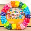 50/100pcs Round Rainbow Balloons Matte Balloon 5inches Wedding Happy Birthday Holiday Unique DIY Decoration Supplies TMZ