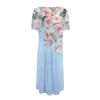 Women's Casual Sundress Summer Boho Beach Dress Floral Blouses For Women O Neck Loose Dresses