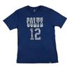 NWT NFL Indianapolis Colts Number 12 Andrew Luck Cotton Tee Youth Large 14/16