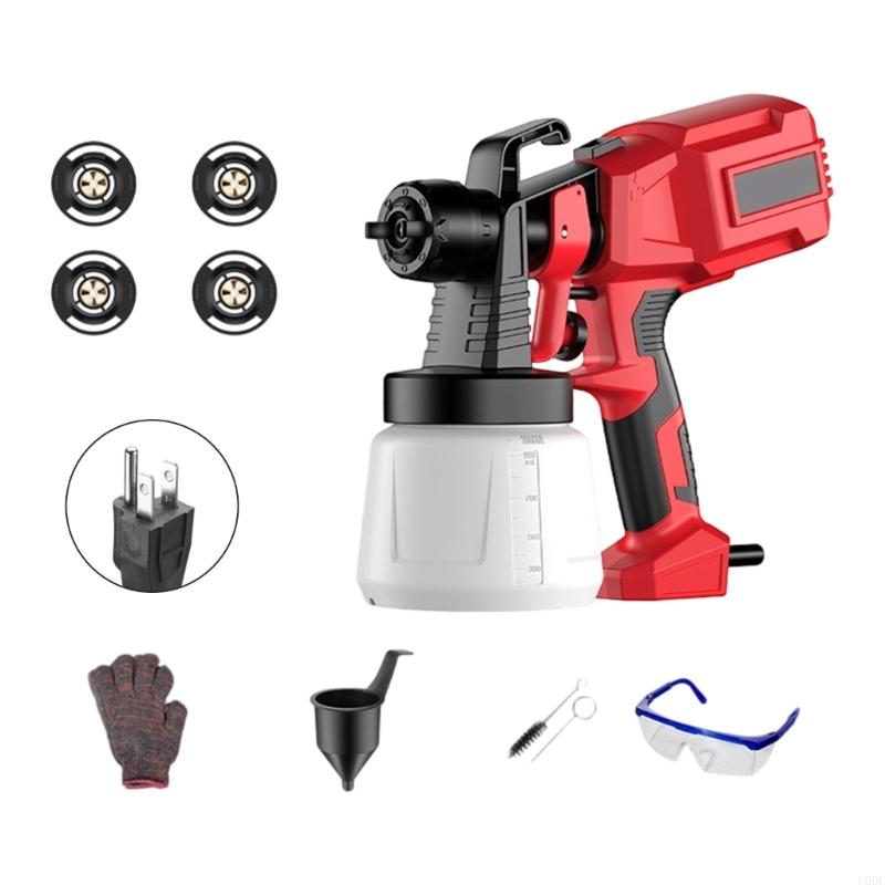   Paint Sprayer,HVLP Sprayer Guns with 4 Nozzles Paint Guns with Adjustable Sprayer Width, Paint Sprayers for Home Furniture