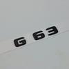 3d ABS Glossy Black Letters Car Accessories Rear Trunk Badge Sticker G 63 V8 BITURBO Emblem  For Mercedes G63 AMG W463 W464