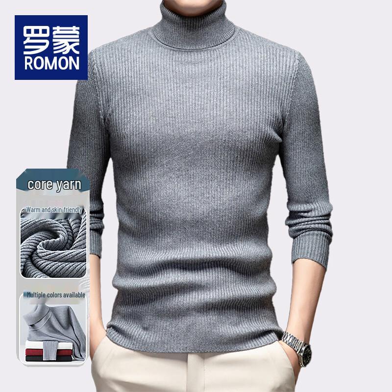Luomeng Men's Warm Turtleneck Knit Sweater WLL205