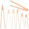 Bamboo Anti-Scald BBQ & Dessert Tongs with Long Handle