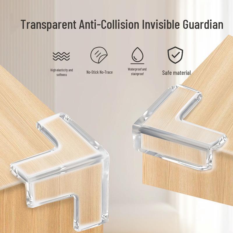 Clear Anti-Collision Corner Protector for Coffee Tables and Chairs