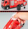 (Boxed) 1:32 Alloy Fire Truck Engineering Model Toy Ornament with Water Spray Simulation