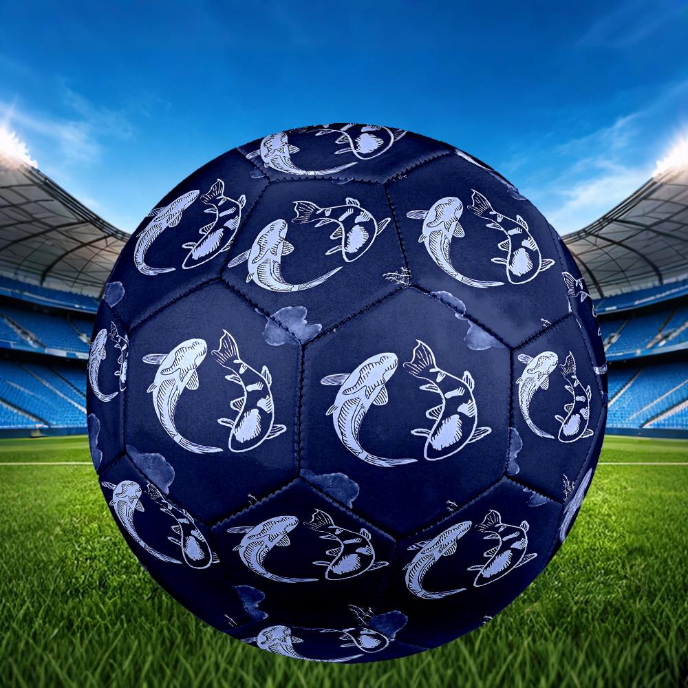 1pc Ocean Whimsy Theme Soccer Ball Football, Size 5, Lightweight PVC, Outdoor Training Soccer Ball,Gift j60411