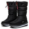 Women's Winter Fur One Thickened Padded Waterproof Comfortable Warm Anti Cold Lightweight Hiking Waterproof Anti-skid High Top Mid-calf Snow Boots