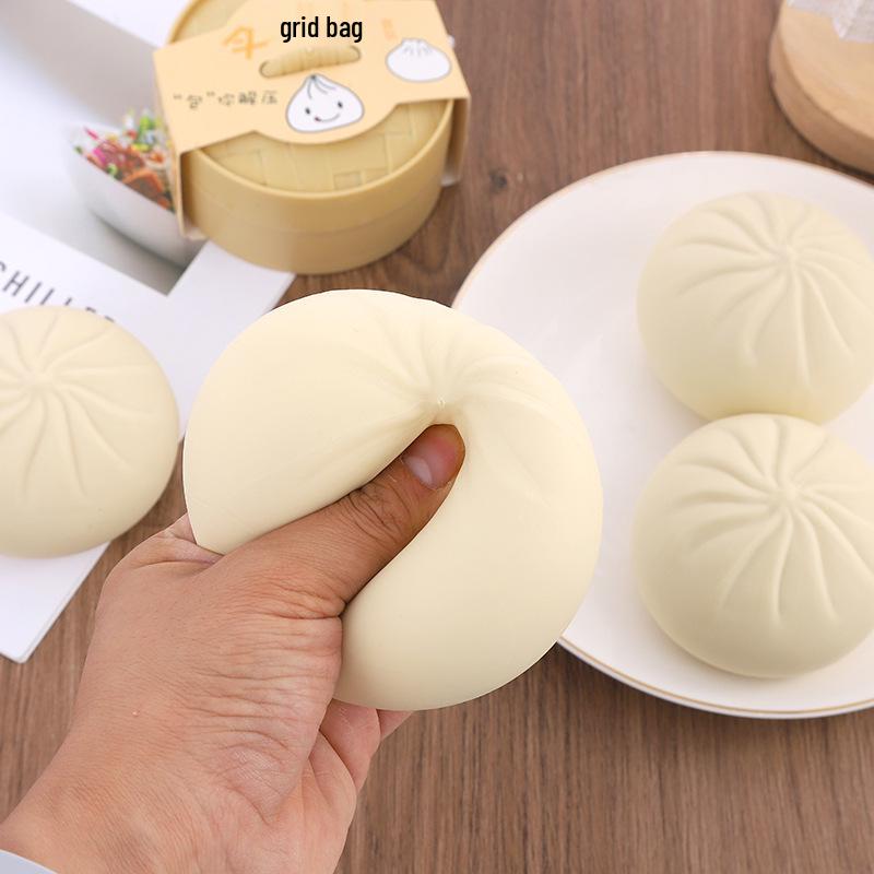 Large Stress Relief Slow Rebound Squeeze Toy - Char Siu Bao Shape
