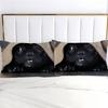Cute Black Dog 3D Printed Bedding Set for Kids Teens Adults Animal Theme Duvet Cover Set Soft Polyester Home Quilt Cover set