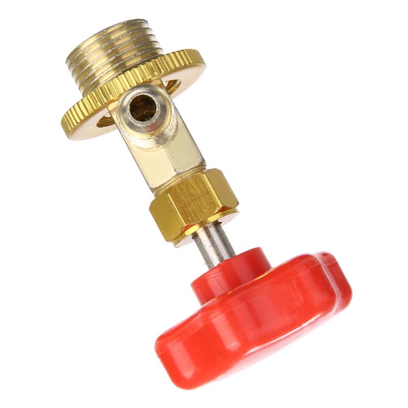 SAE Auto AC Can Tap Valve Bottle Opener R134a M14 / 1/4 Inch Leak-proof Switches Tool For Car Air Conditioning Refrigerant Open