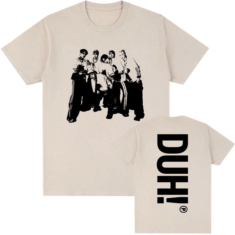

2025 Summer Korean Band P1Harmony Printed Tshirt Short Sleeve Mens Cotton Tshirt Fashion Casual Street Wear 4XL