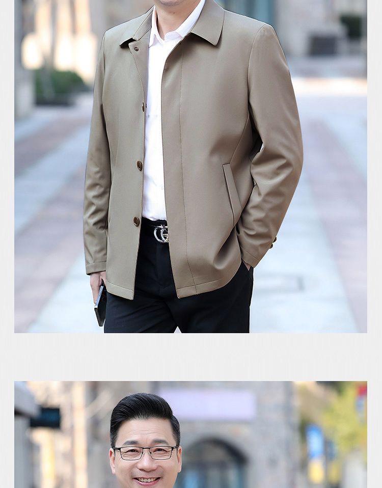 Men's Spring 2025 Middle-Aged & Elderly Dad Jacket