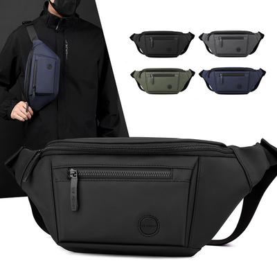 Men's Hiking Chest Bag Waterproof Outdoor Sports Sling Bag Multi-functional Travel Shoulder Bag Portable Waist Pack