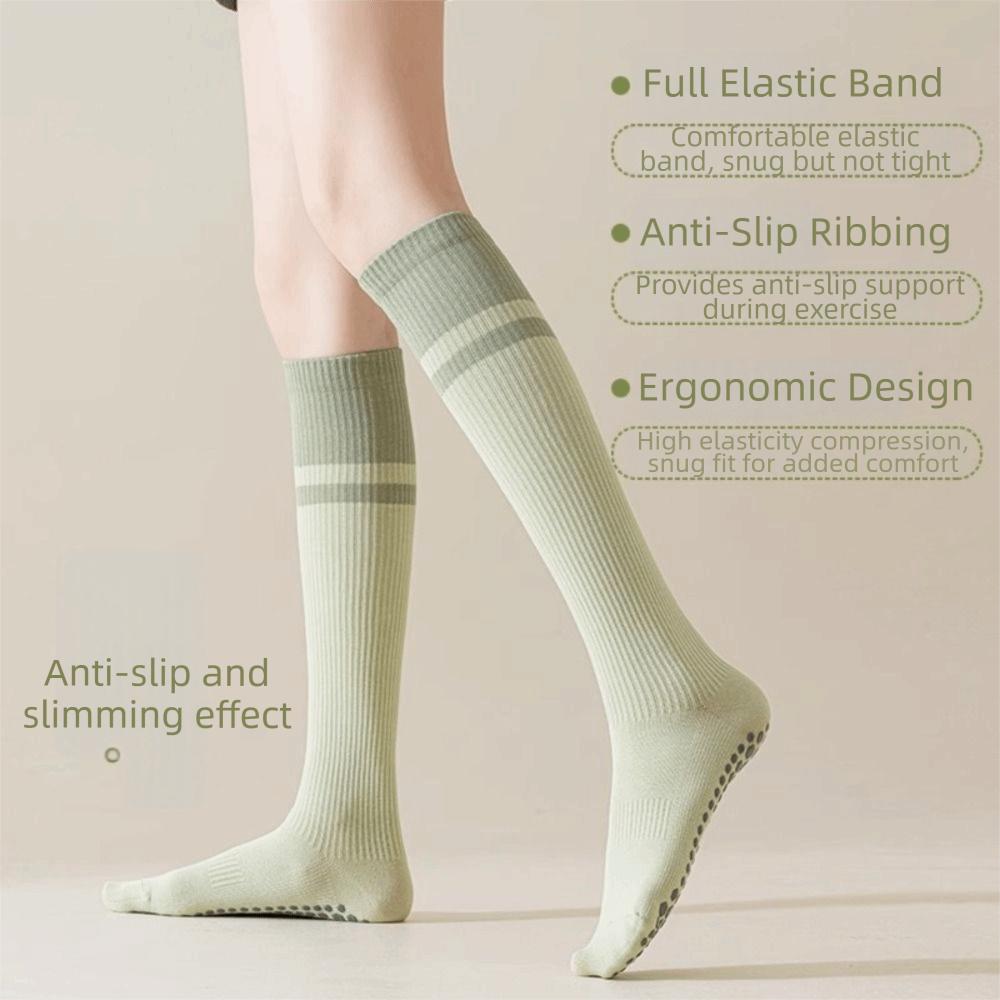 Professional Anti-slip Yoga Socks Deodorizing Grip Sport Stockings Compression Fit Silicone Training Socks Pilates Training