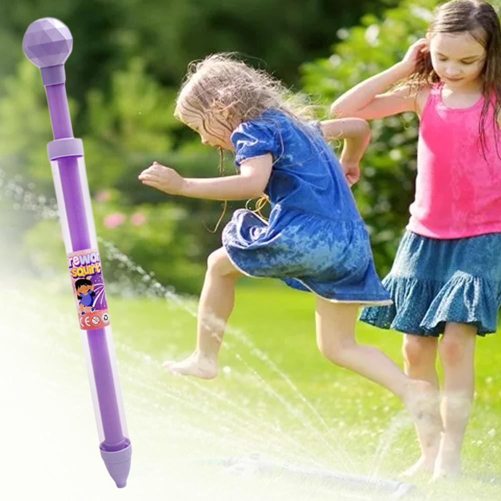 4pcs Fireworks Water Gun Spraying Toys Children's Pull-Out Water Sprinkler Toy for Outdoor Beach Summer Swimming Party Favor