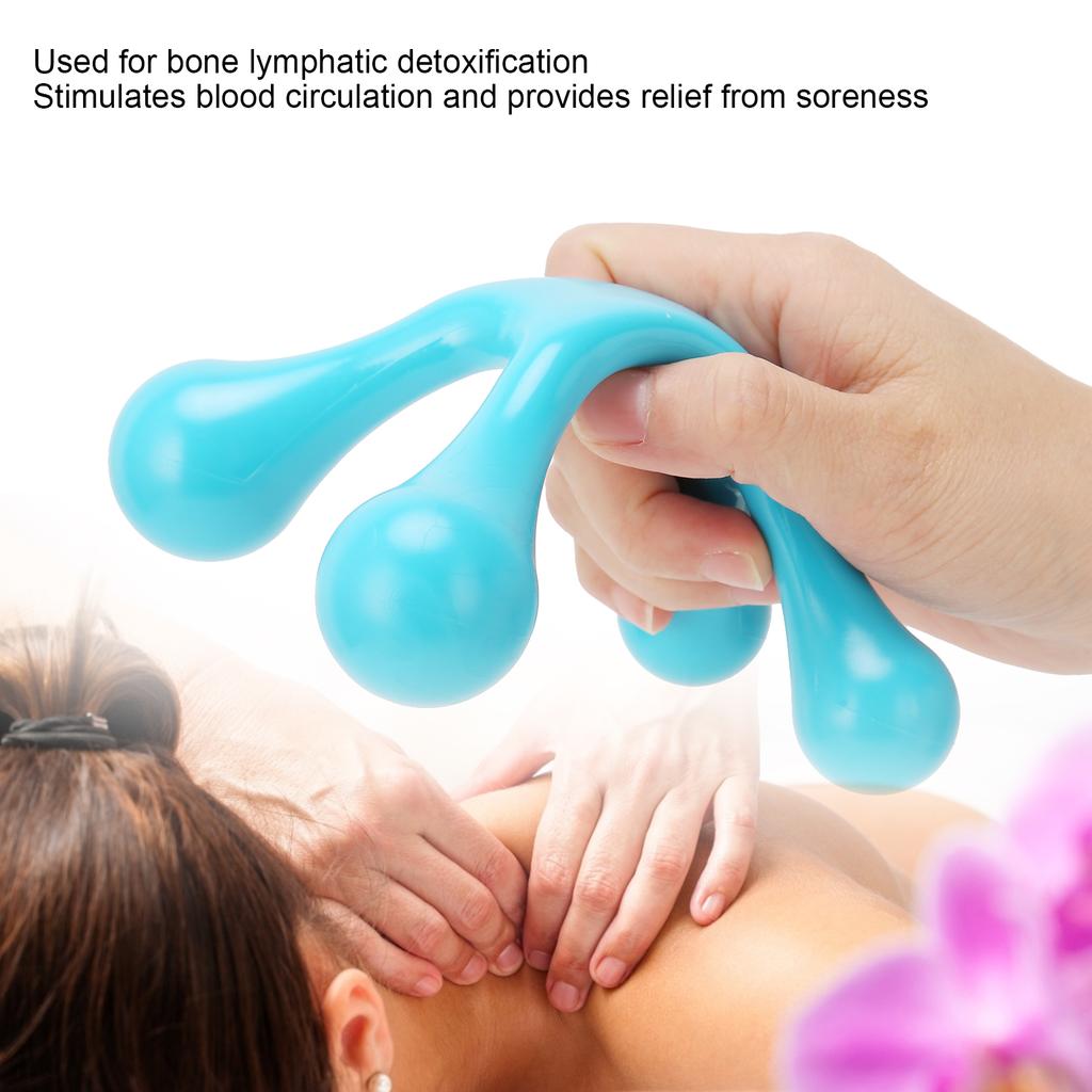 Four Point Handheld Massager Full Body Massage Tool for Waist Neck Foot Leg Head