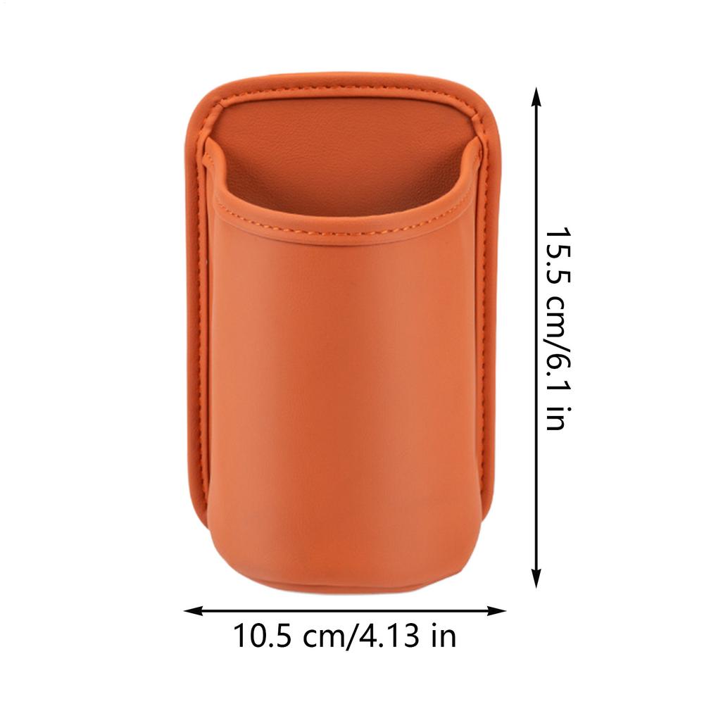 

Car door storage box PU Car Door Cup Holder Vehicle Organization Car Back Clip Storage Box Automobile Interior Accessories оранжевый
