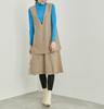 ROPE PICNIC Knit Pullover Machine Blue 38 Women's High-Neck Sweater, Anti-Slip, Washable, Anti-Pilling, (47)
