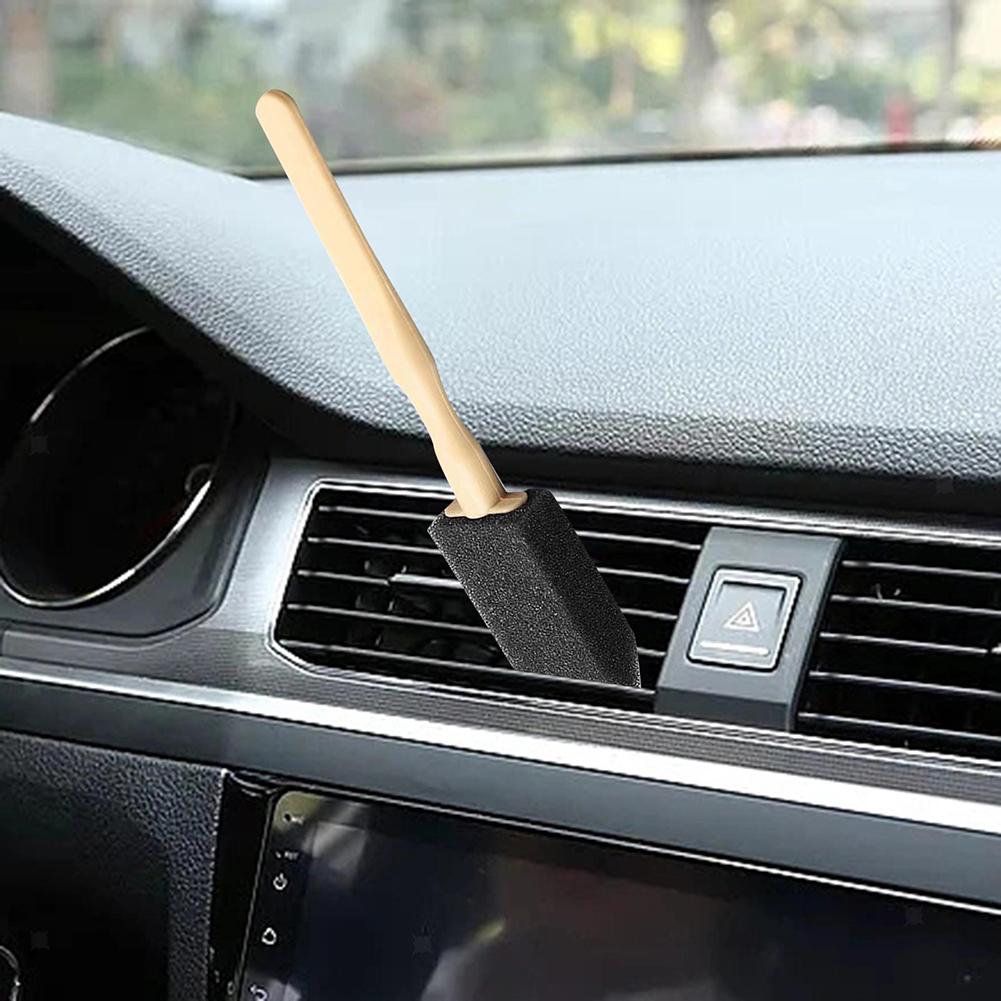 Car Air Conditioner Brush Vent Sponge Brush ABS Plastic