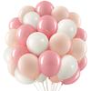 50-teiliges mattes Ballon-Set zur Geburtstagsfeier-Dekoration