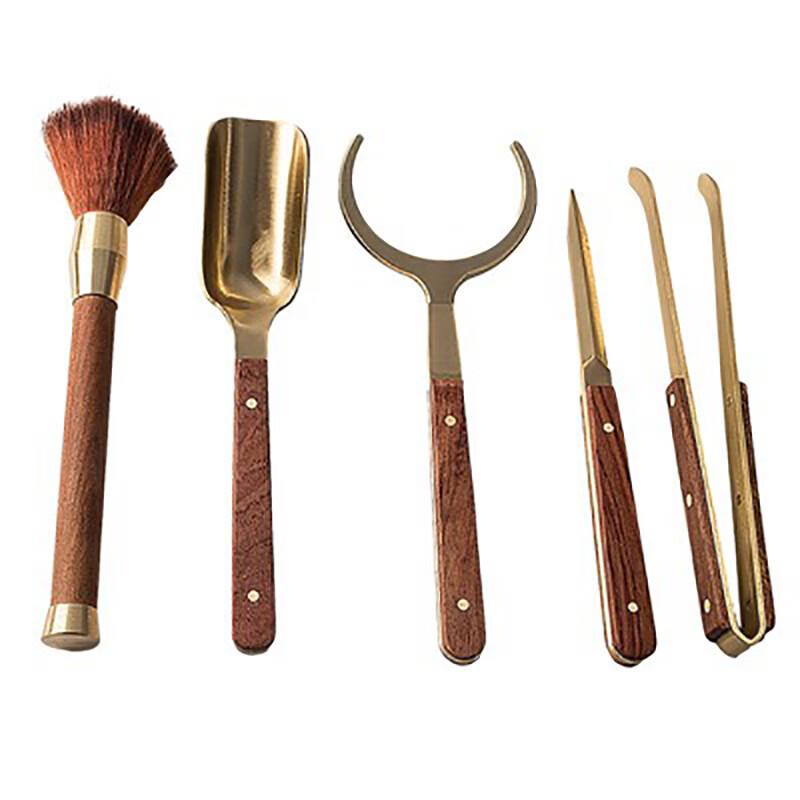 Solid Wood Tea Ceremony Five-Piece Set