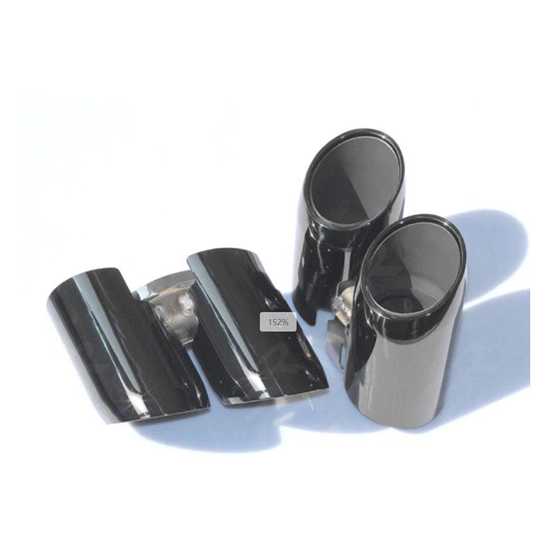 Polished Silver Stainless Steel Exhaust Tailpipe for Porsche Panamera 970