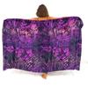 Summer Lightweight Women'S Sarong Shawl Polynesian Customizable Pattern Beach Essential Sun And Windproof Cape