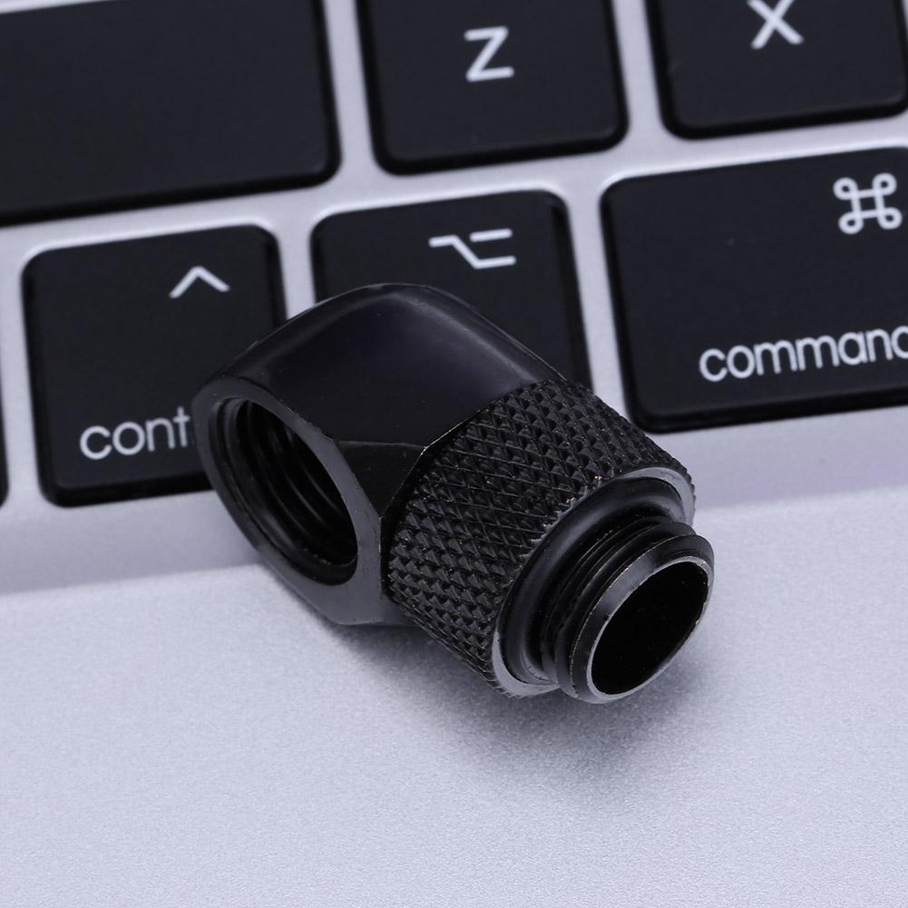 Water Cooled Connector G1/4 Thread Rotary Fitting Brass Fitting Adapter for Computer Cooling Tools Supplies