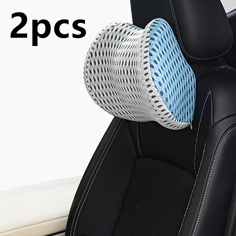 

Комфортная подголовник из пены с эффектом памяти, массажная подушка для шеи, китайские деревянные бусины, крутая дышащая подушка, облегчение боли в голове, автомобиль D