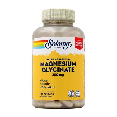 Wyższa absorpcja glicynianu magnezu 350 mg, 120 kapsułek wegetariańskich