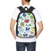 Tamagotchi Friends Student Backpack School Bag Hiking Travel Daypack for Men Women Fashion Bookbag Shoulder Bags