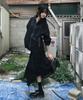 Chix Dropout Pocket Layered Skirt Black