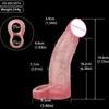 SXXY Multi-Types Skin Touch Hollow Dildo Silicone Male Dick Extender Realistic Delay Ejaculation Sex Toys For Men 18+ Couple Sex