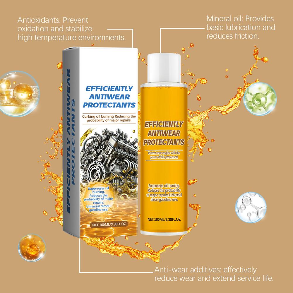 Engine Protection Oil Nano Anti-wear Agent 100ml Additive Repair Oil Noise Reduction Anti-Rust For Various Cylinders