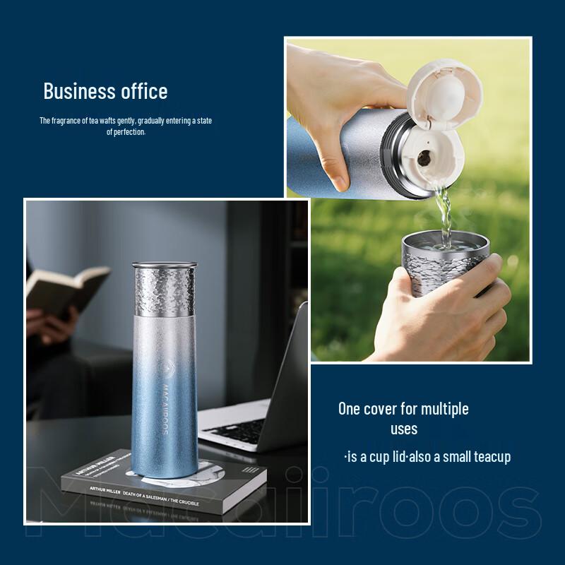 Macaiiroos Stainless Steel Vacuum Insulated Travel Mug