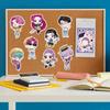 8/16/24Pcs K-Pop Puzzle Stickers Witch Hunter Make a Face Stickers DIY Handicrafts Waterproof Repeatable Children Sticker