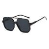 New Retro Double Bridges Half-frame Square Sunglasses Women Fashion Outdoor Brand Design Shades Sun Glasses Men UV400