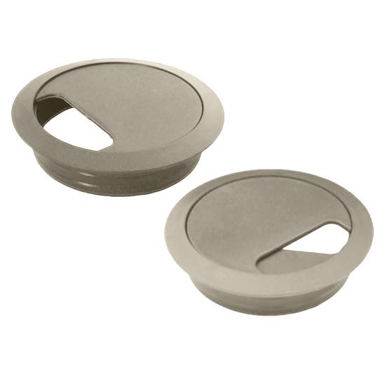 80mm Computer Desk Cable Outlet Port Grommet Table Surface Wire Hole Cover
