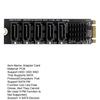M.2 B-Key to SATA3 SSD Adapter Card B-KEY SATA to SATA 3.0 6Gbps 5 Ports Adapter Converter Hard Drive Extension Card