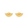 Earrings - LUXENTER - Hayla - Hypoallergenic Steel - 18 Carat Gold Finish - Celestial Pattern