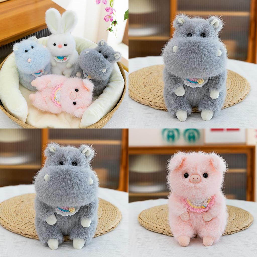 Plush Animal Toy Pack With Whale And Bunny Plushies For Party Decor And Gifts