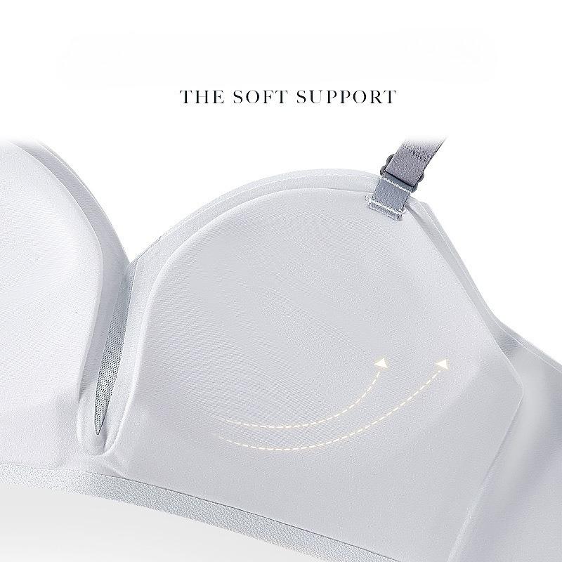 Non-marking Underwear Summer Gathering Anti-sagging Collection of Vice Breasts Back Thin Section Comfortable Bra