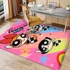 The Powerpuff Girls1 Printed Absorbent Washable Carpet, Non-Slip Bathroom Mats, Kitchen Rugs, Yoga Mat,Living Room Entrance, Camping Picnic Rugs