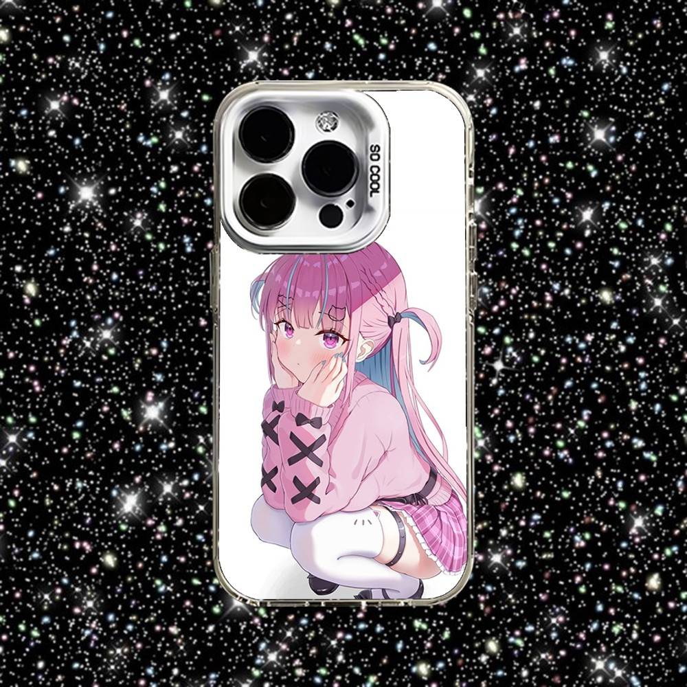 

Minato Aqua Phone Case For iPhone 16,15,14,13,12,11,Pro,XS,Max,Plus,Mini,SE White Candy Matte Shockproof Cover iPhone13PRO