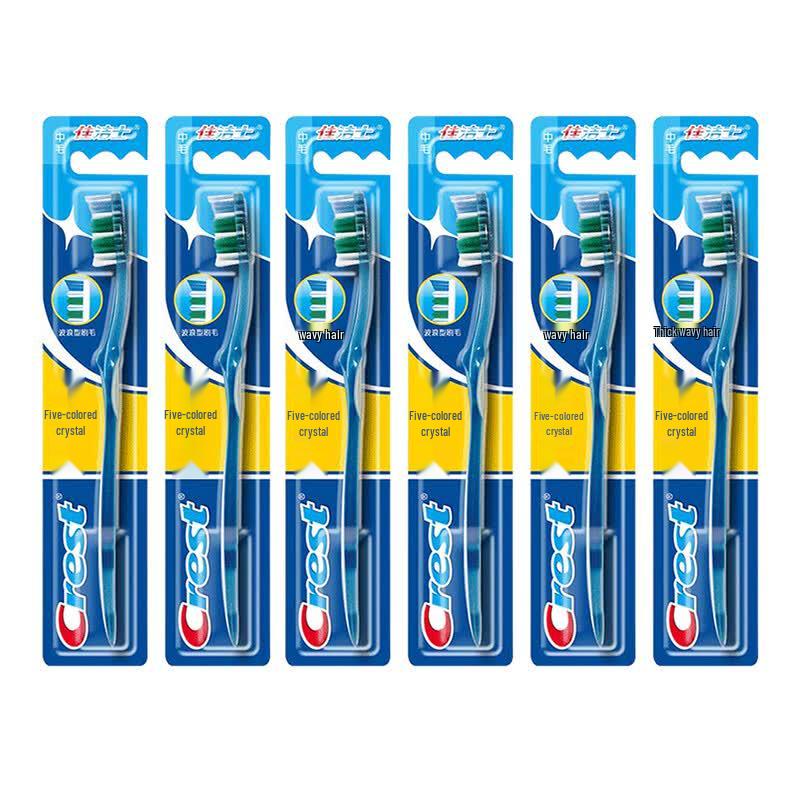 Crest Colorful Crystal Soft Bristle Toothbrush