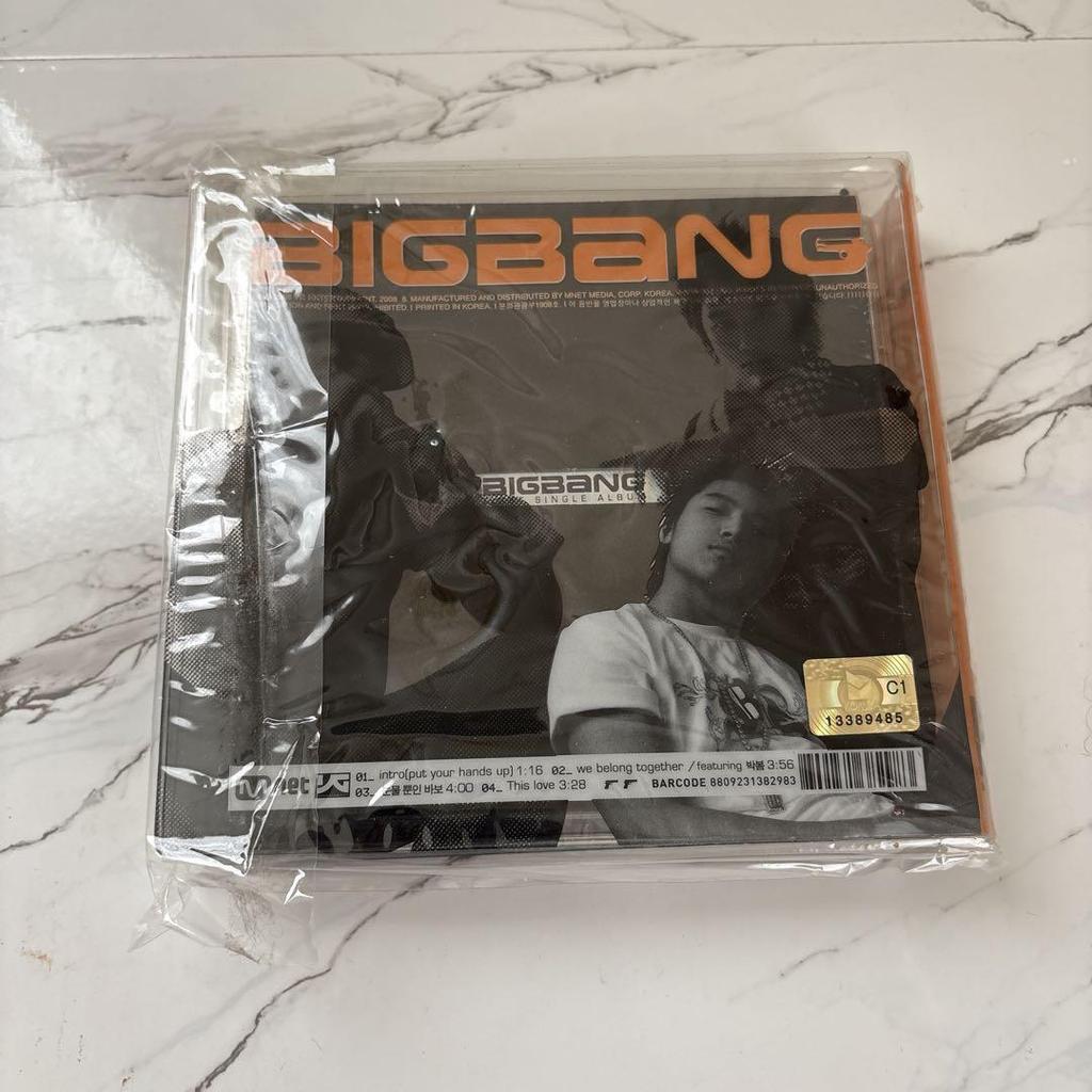 [USED] BIGBANG 1st SINGLE ALBUM CD DVD Korean Edition Import