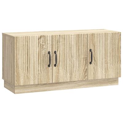 TV Cabinet In Sonoma Oak 99 X 34.5 X 47 Cm Particleboard