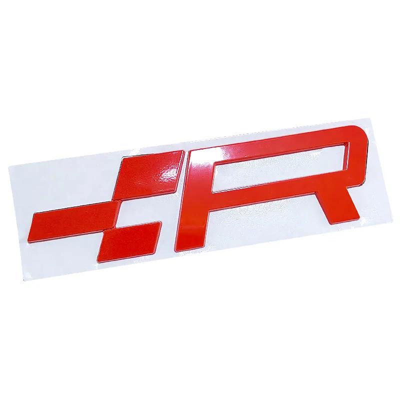 

1Pc Metal SR R Logo Car Body Side Emblem Rear Trunk Badge Sticker For Scirocco Beetle Golf Passat Jetta Touareg Tiguan Polo T4 Bora