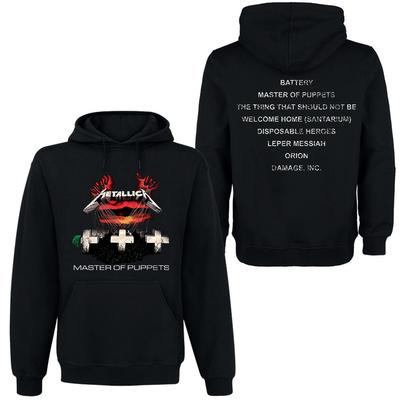 METALLICA Μπάντα Ροκ Σκοτεινός Άνεμος Φούτερ με Κουκούλα Ανδρικό Street Hip Hop Μπλούζα Άνετο Πλεκτό με Κουκούλα Φθινόπωρο/Χειμώνας Προσωπικότητα Ανδρικά Ρούχα